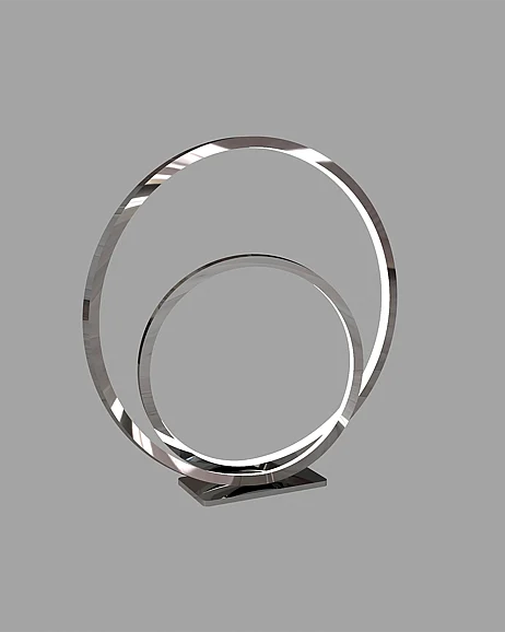 Birot Lighting Mat Table, Chrome COL-304-C