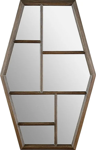 Baker McGuire Lanai Mirror in Coconut MCA1012