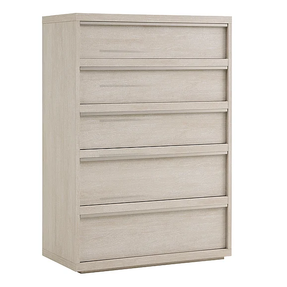 MODERNhome Dolce Vita 5 Drawer Chest in Seashell Beechwood MD3TC5DC