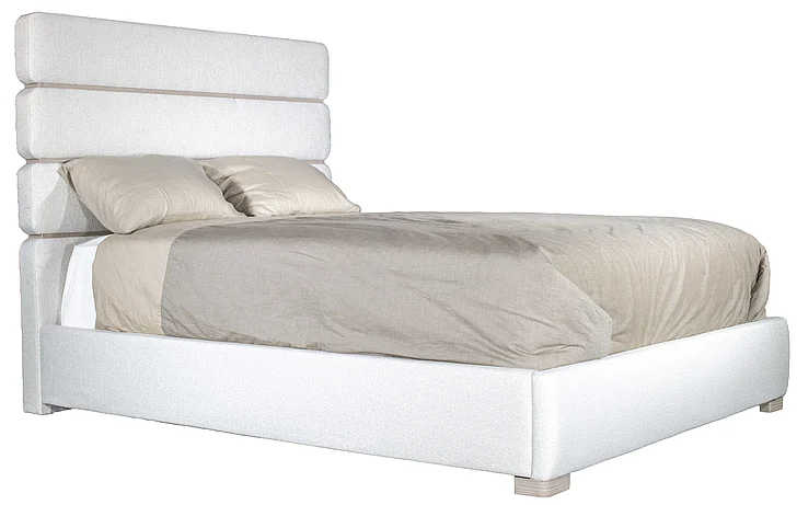 Idea Italia Dolce Vita/Moda Queen Uph. Bed in Seashell Beechwood