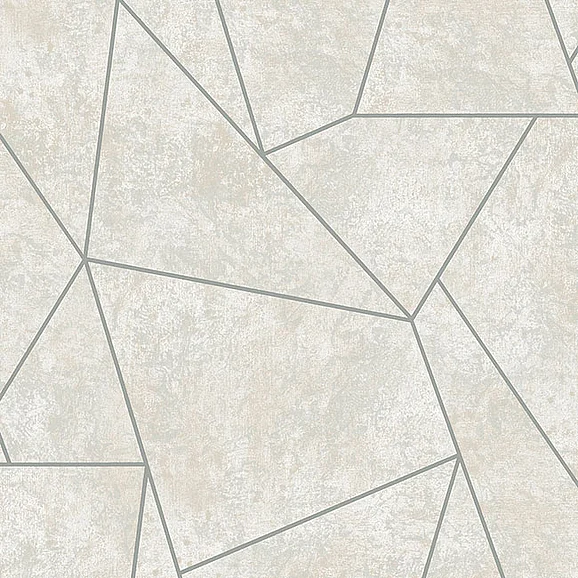 York E89-Antonina Vella Modern Metals Second Edition Nazca Neutral & Silver Wallpaper MD7183 (Double Roll)