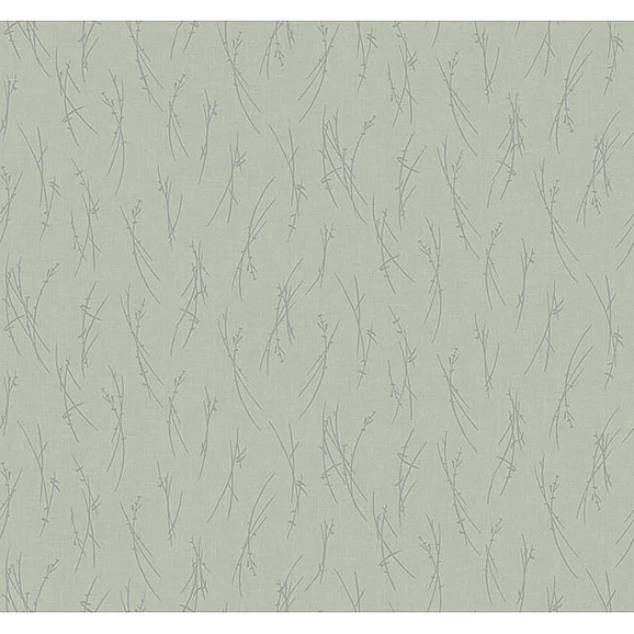 York E89-Antonina Vella Modern Metals Second Edition Sprigs Eucalyptus & Silver Wallpaper MD7194 (Double Roll)