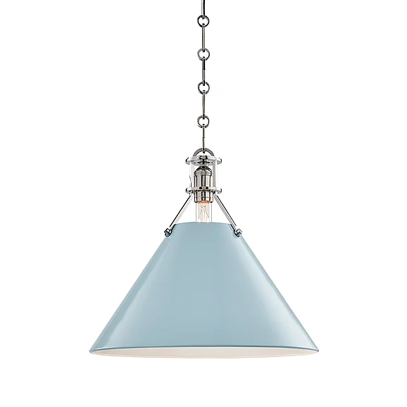 Hudson Valley Lighting Painted No.2 Pendant MDS352-PN/BB