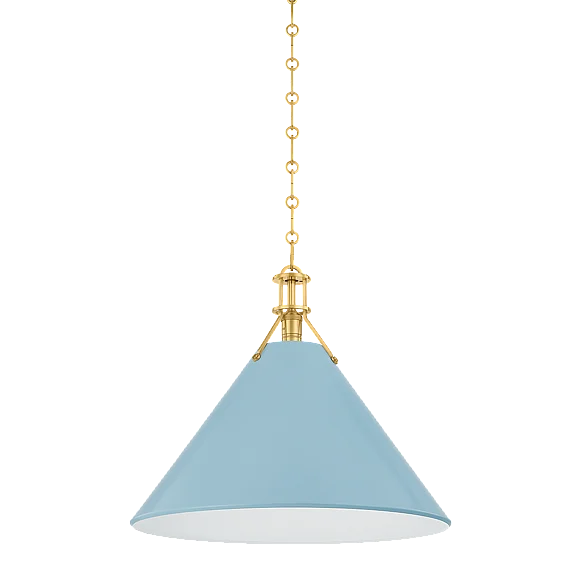 Hudson Valley Lighting Painted No. 2 Pendant MDS352L-AGB/BB