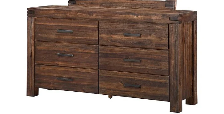 Modus Meadow 6 Drawer Dresser in Brick Brown 3F4182