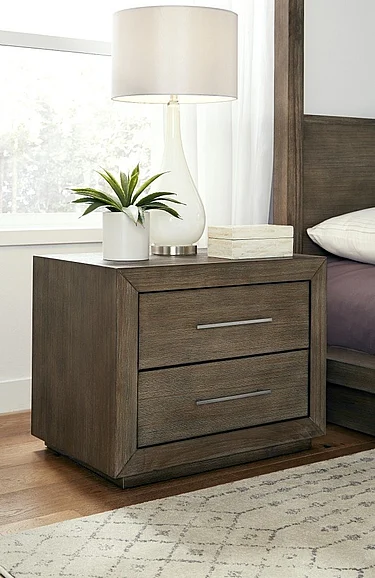 Modus Melbourne 2 Drawer Nightstand in Dark Pine 8D6481
