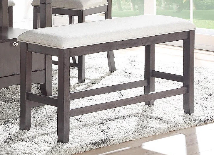 Urban Styles Miami Counter Bench in Gray 2783
