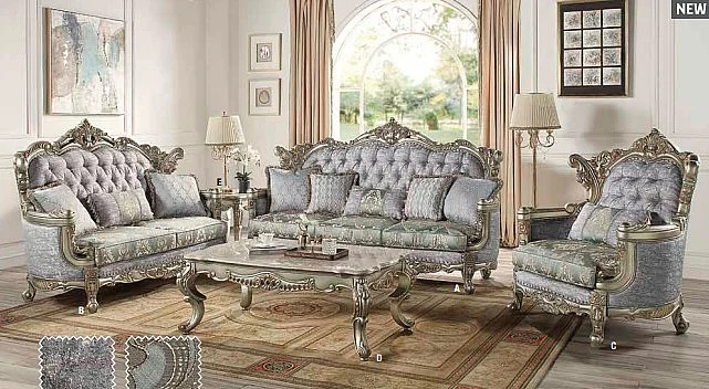 ACME Miliani 2pc Living Room Set in Gray
