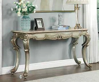 ACME Miliani Sofa Table in Gray LV01785