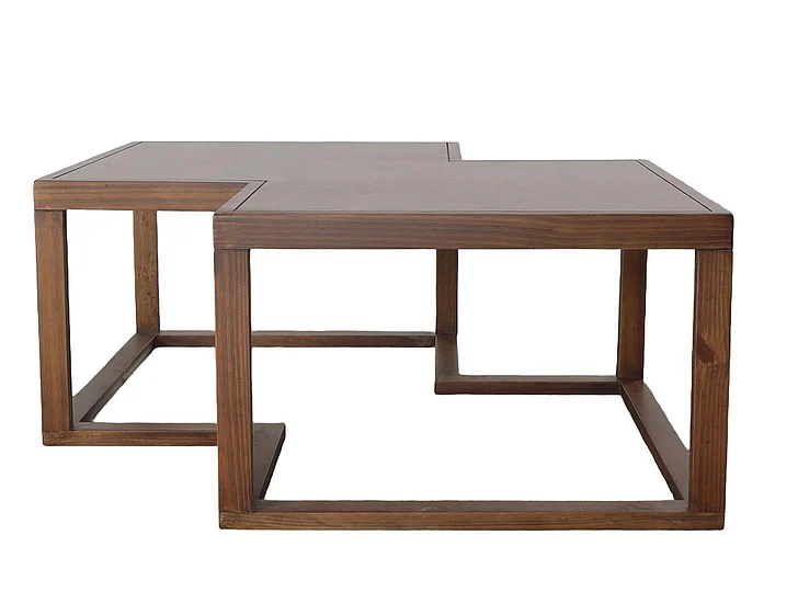 Split Nickel Mills Coffee Table V-MILLS-CT | COMI31