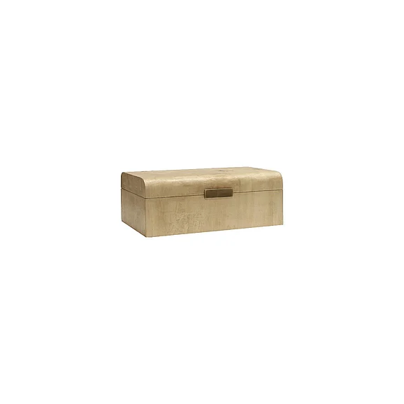 Worlds Away Mira Burl Wood Box MIRA BW