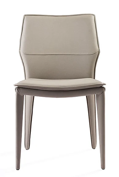 Whiteline Modern Living Miranda Dining Chair in Light Gray DC1475-LGRY (Set of 2)