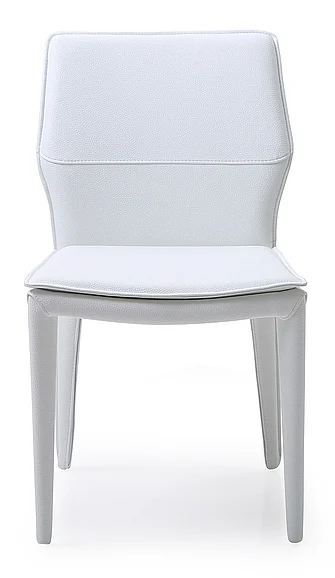 Whiteline Modern Living Miranda Dining Chair in White DC1475-WHT (Set of 2)