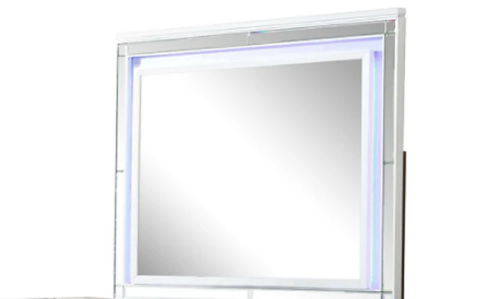 Galaxy Home Sterling Mirror in White 808857929518