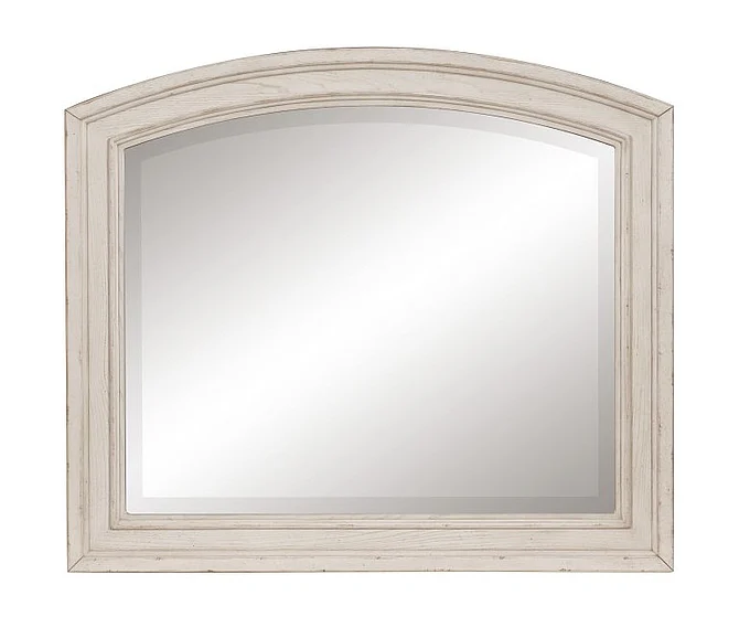 Homelegance Bethel Mirror in Wire-Brushed White 2259W-6