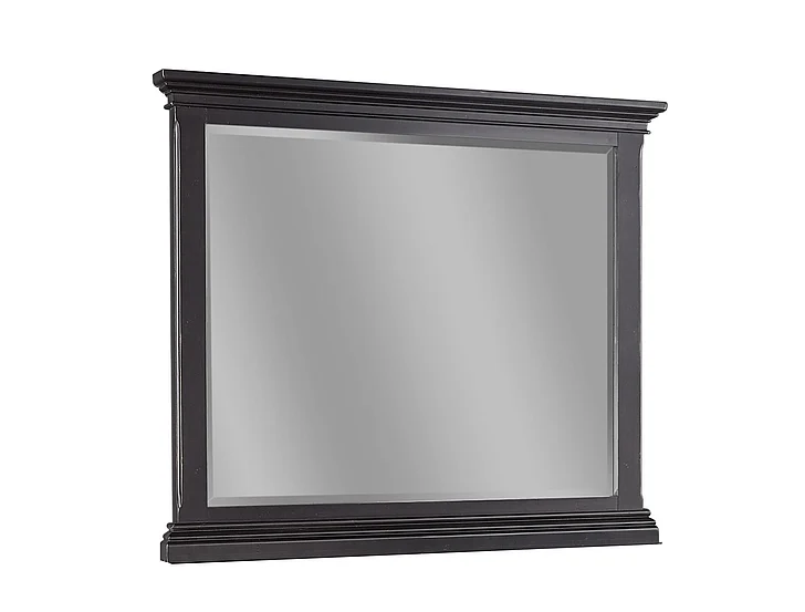 Aspenhome Oxford Landscape Mirror in Black I07-462-BLK