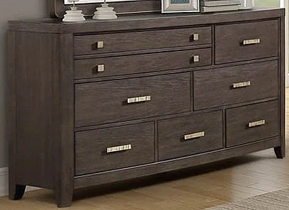 Emma Mason Signature Zenith 7 Drawer Dresser in Brown