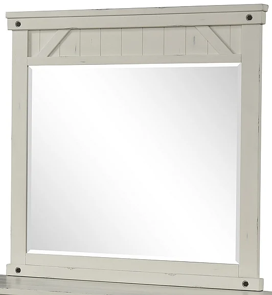 Emma Mason Signature Novaliches Mirror in White