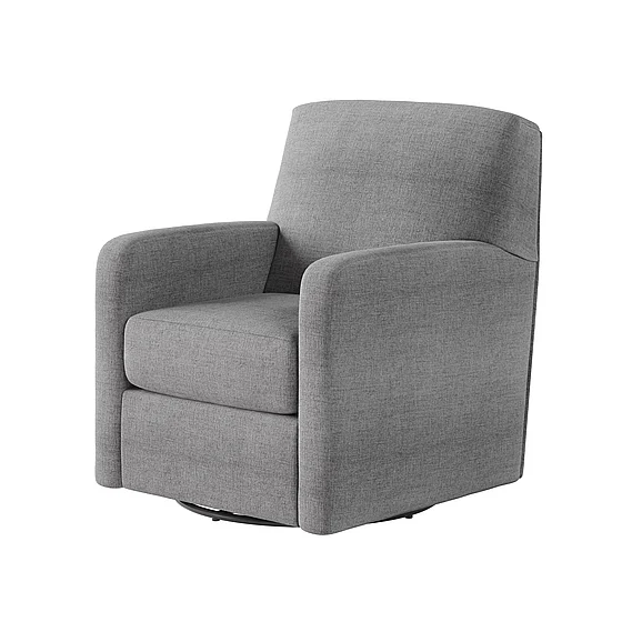 Southern Motion Flash Dance Swivel Glider in Platinum 101 164-09