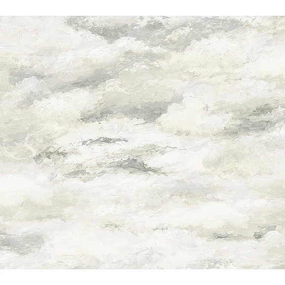 York E65-Mediterranean Plein Air Tan & Grey Wallpaper MN1810 (Double Roll)
