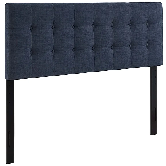 Modway Emily Upholstered Fabric Full Headboard in Navy MOD-5172-NAV