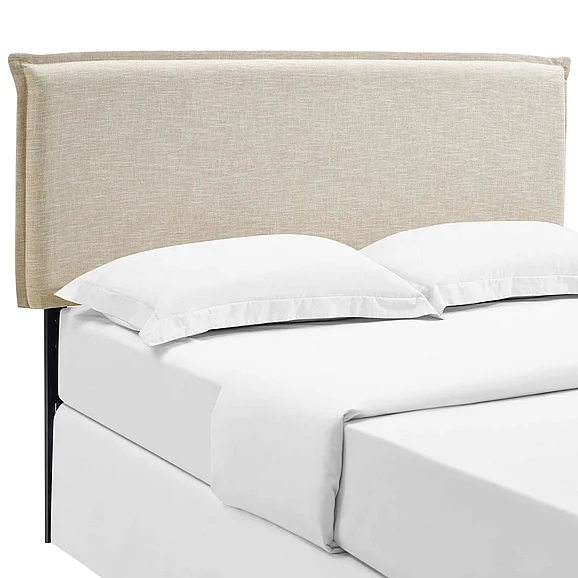 Modway Camille Upholstered Fabric Queen Headboard in Beige MOD-5407-BEI