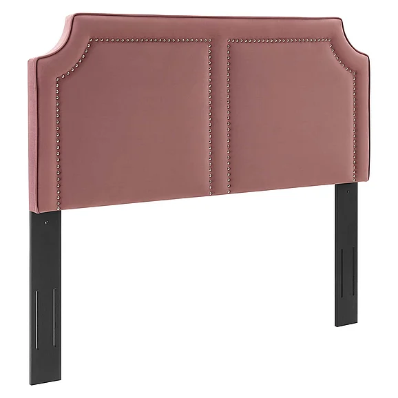 Modway Cynthia Performance Velvet King/California King Headboard in Dusty Rose MOD-6567-DUS