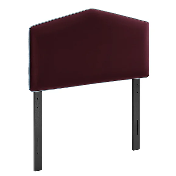 Modway Cosette Performance Velvet Twin Size Headboard in Mulberry MOD-7297-MUL