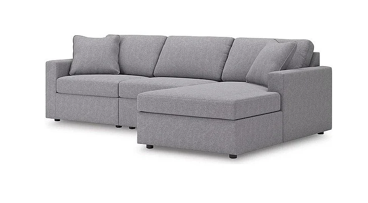 Ashley Furniture Modmax 3pc Modular Sectional Set in Ink