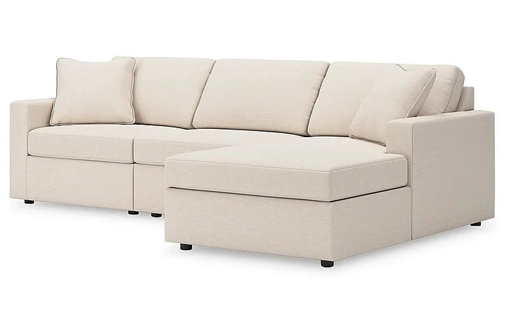 Ashley Furniture Modmax 3pc Modular Sectional Set in Oyster