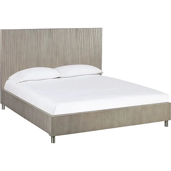 Modus Furniture Argento Cal King Bed in Misty Grey