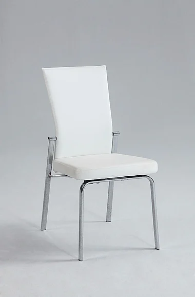 Chintaly Molly Motion Back Side Chair in White MOLLY-SC-WHT (Set of 2)