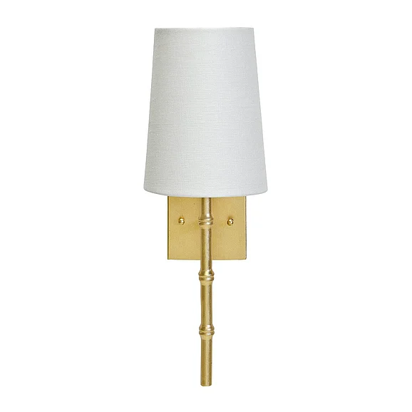 Worlds Away Molly Gold Leaf Sconce MOLLY G