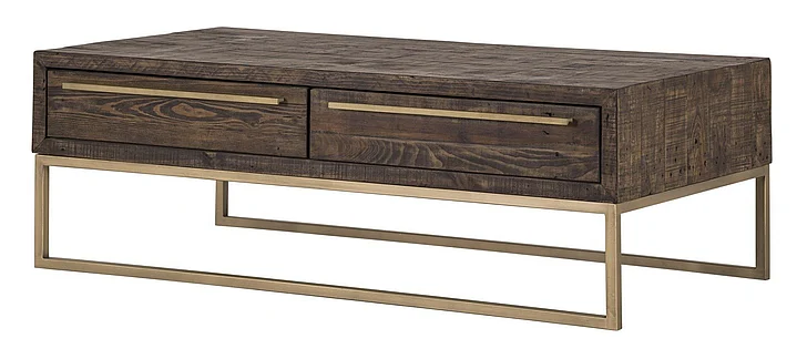 Alpine Furniture Monterey Coffee Table in Smokey Taupe MON-02