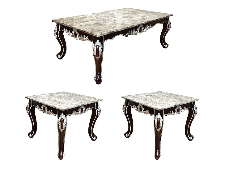 Cosmos Monica 3pc Occasional Set in Cherry