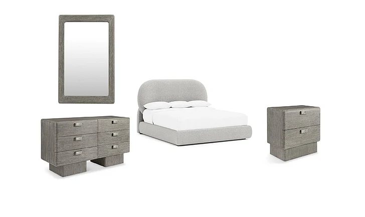 Bernhardt Monolith 4pc Panel Bedroom Set