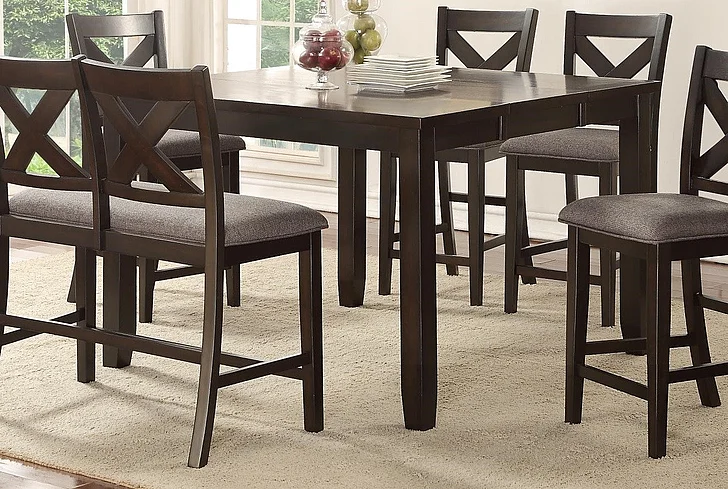 Urban Styles Monterey Counter Table in Cappuccino 2750
