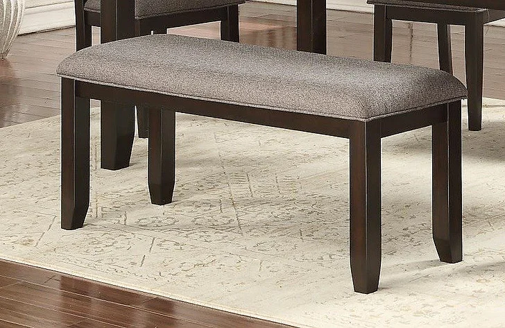 Urban Styles Monterey Dining Bench in Cappuccino 1753
