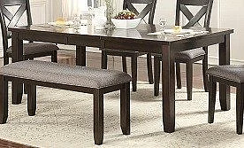 Urban Styles Monterey Dining Table in Cappuccino 1750