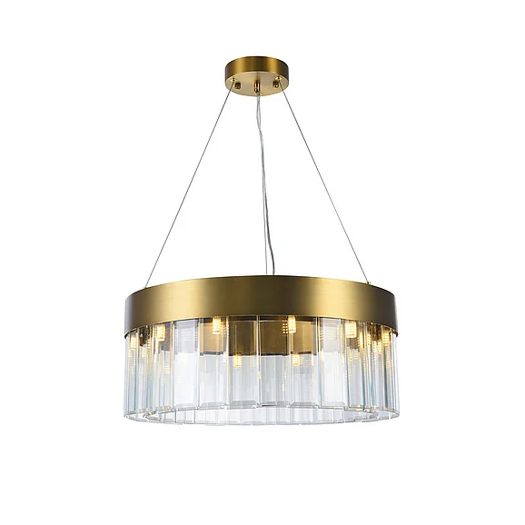 Bethel Gold Frame Round Chandelier MU67