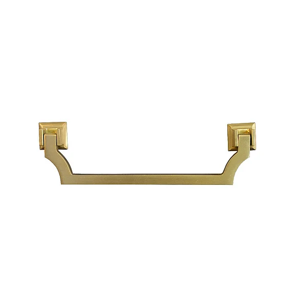 Worlds Away Murray Pagoda Style Swining Handle in Antique Brass MURRAY HABR