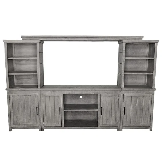 Split Nickel Mustang Complete Wall Unit | COMUSTANGWALL4PC