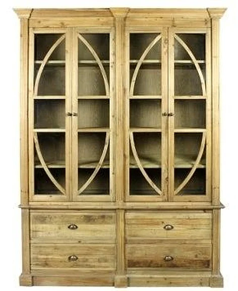 Moti Furniture Bailey Upton Bookcase in Antique Natural