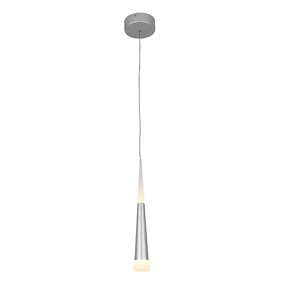 Bethel Sand Silver LED Single Pendant Light MV07