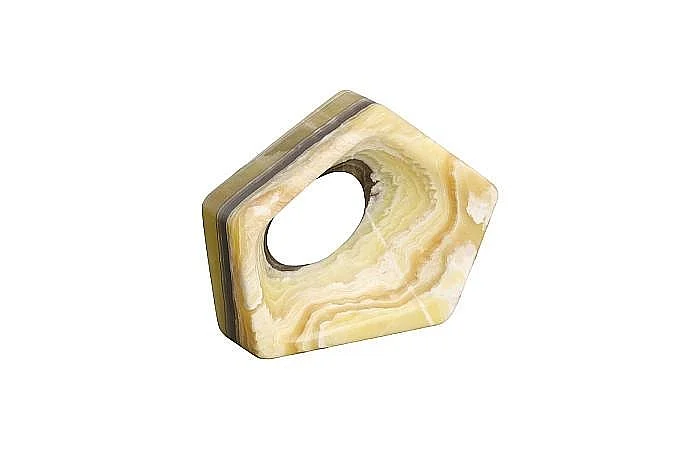 Phillips Collection Onyx Triangle Sculpture in Zebra MX114026
