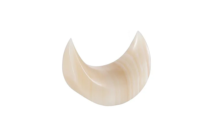 Phillips Collection Onyx Moon Sculpture, Small, Off White, Assorted MX119946
