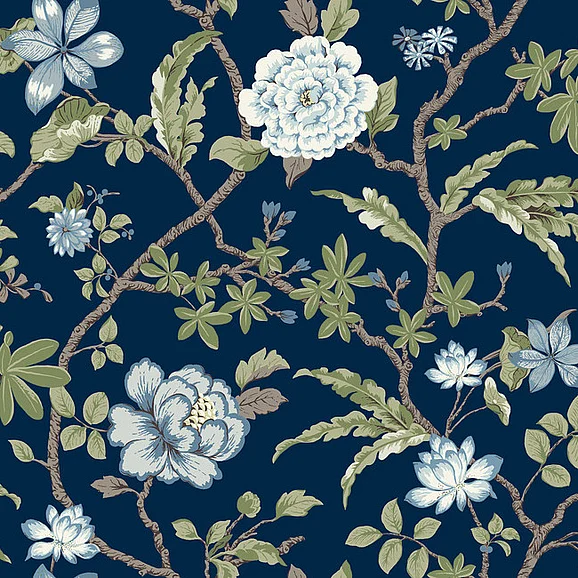 York F57-Astoria Courtyard Botanical Wallpaper MX9652 (Double Roll)