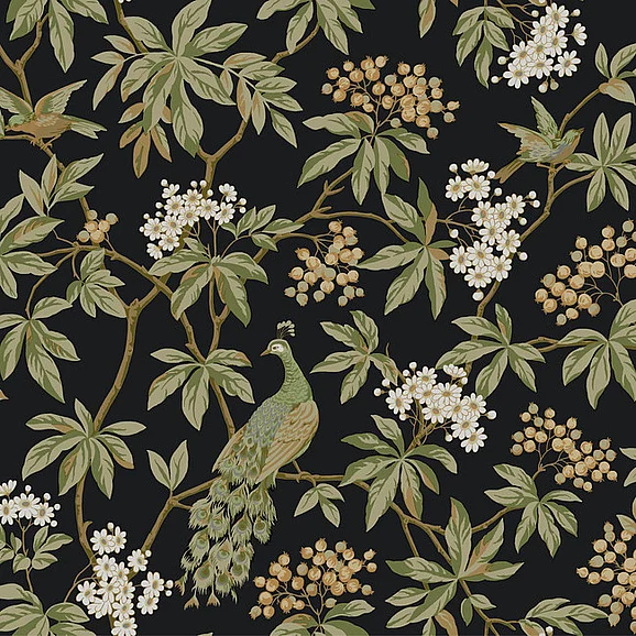 York F57-Astoria Peacock Estate Wallpaper MX9662 (Double Roll)
