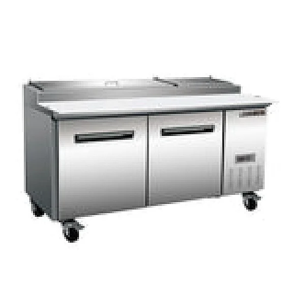 MAXX COLD Maxx Cold X-Series Two-Door Refrigerated Pizza Prep Table MXCPP70HC