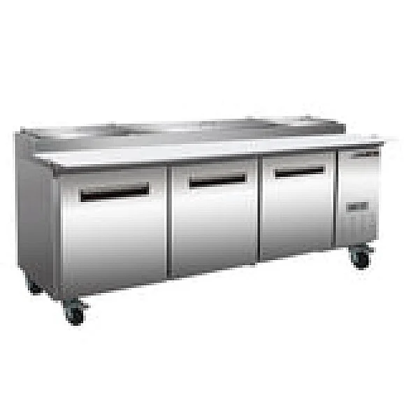 MAXX COLD Maxx Cold X-Series Three-Door Refrigerated Pizza Prep Table MXCPP92HC